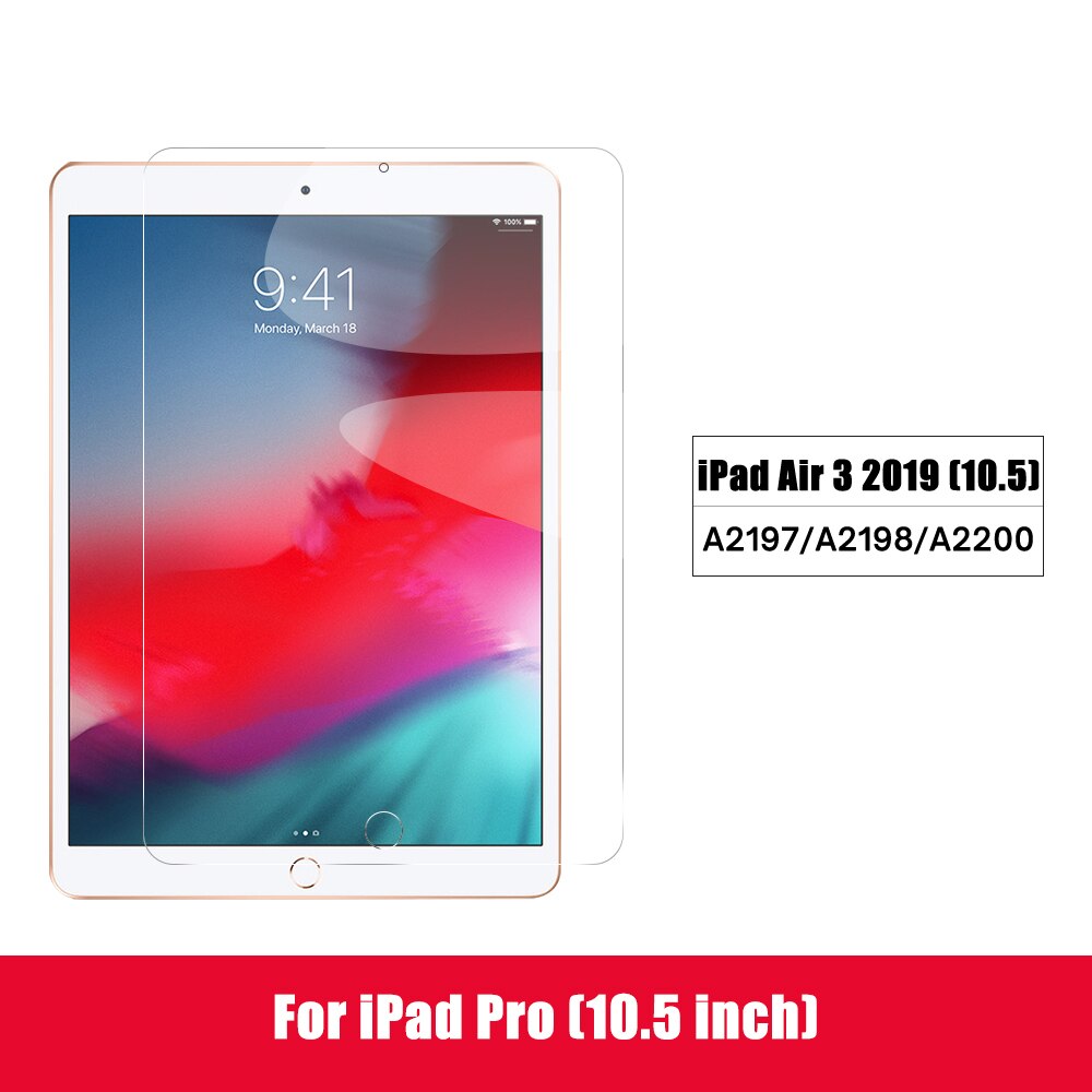 Dla 2019 iPad 10.2 2020 iPad Pro 11 Air 3 10.5 powietrza 4 10.9 ochraniacz ekranu szkło hartowane dla 9.7 iPad 5 6th Gen Mini 4 5 6: iPad 10.5 Pro