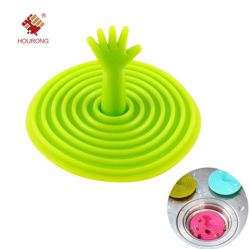 Candy Color Sink Plug Kitchen Sink Stopper Bathroom Accessories Kitchen Wash Basin Spigot Toilet Plug