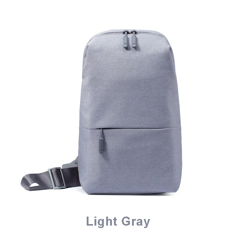 Originale Xiaomi Dello Zaino fionda Borsa per Il tempo libero Pacchetto della Cassa Tipo di Piccola Dimensione di Spalla unisex Zaino Crossbody Borsa 4L Poliestere: leggero grigio