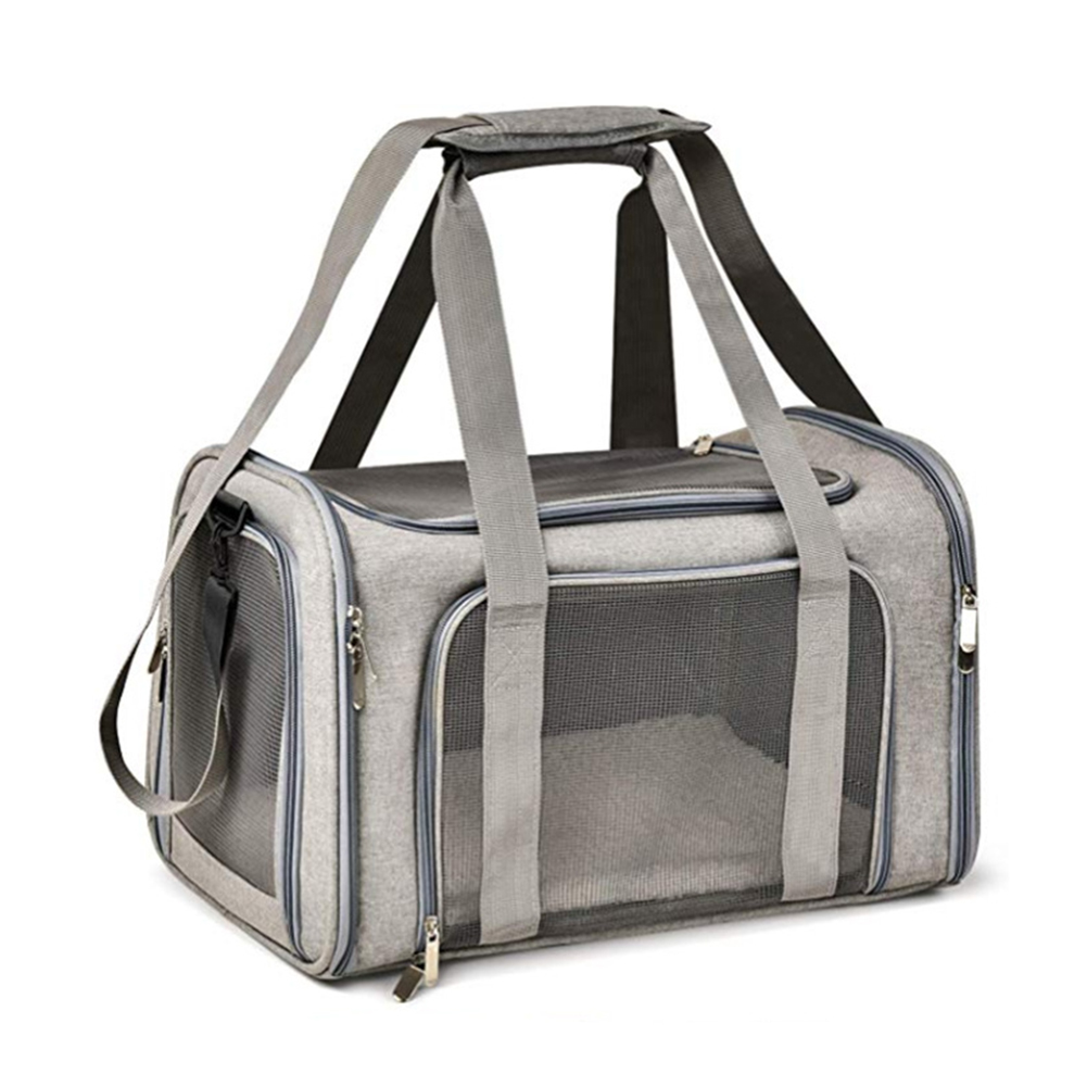 Portable Dog Carrier Bag Portable Dog Backpack With Mesh Window Airline Approved Small Pet Transport Bag Carrier For Dogs