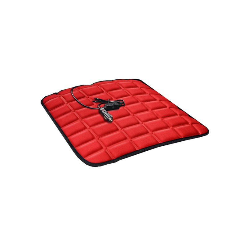 12V Baumwolle Auto Sitzheizung Kissen Sitz Wärmer Winter Haushalt Abdeckung Elektrische Heizung matt Winter Wärmer Autos Sitz Heizung: rot 1pc-Feuerzeug