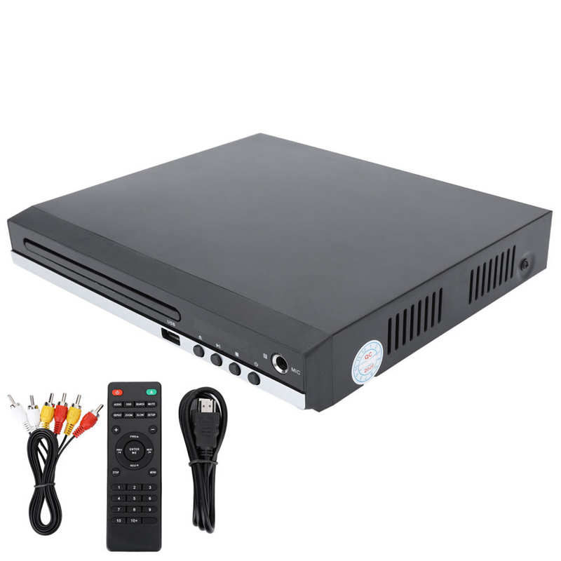Home USB DVD Player Multimedia Digital DVD TV Support HDMI CD SVCD VCD MP3 100-240V: Default Title