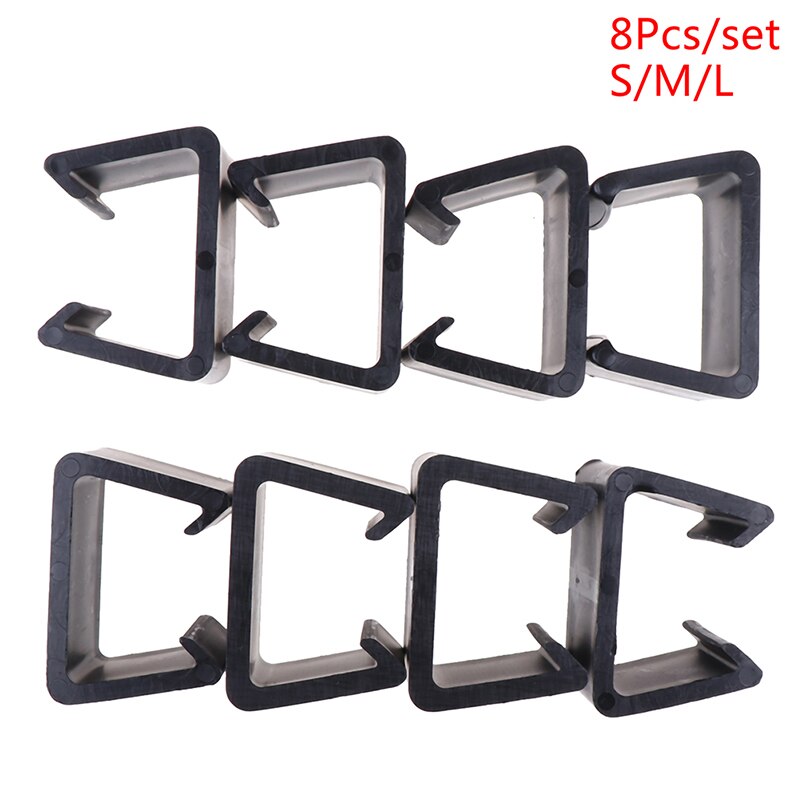 8 stk rattan møbel clips rattan sektionskonnektor fastgørelsesclips sofa justering fastgørelsesanordninger clips sml størrelse