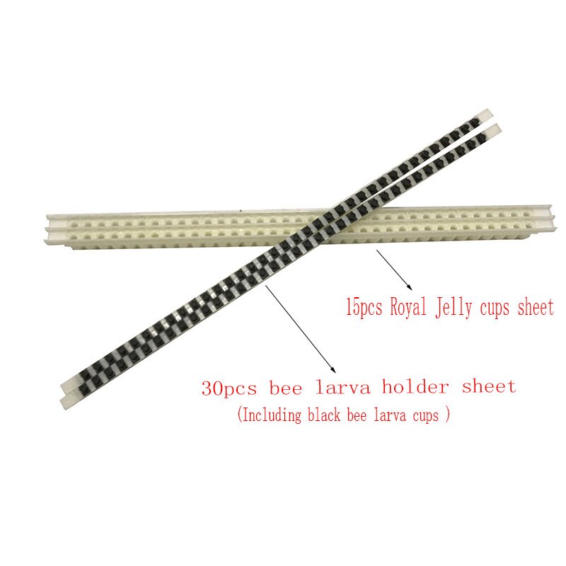 1set queen rearing system bee larva cell cups frame cage for cqr-3 Royal jelly production equipment of beekeeping tools supplies: army green