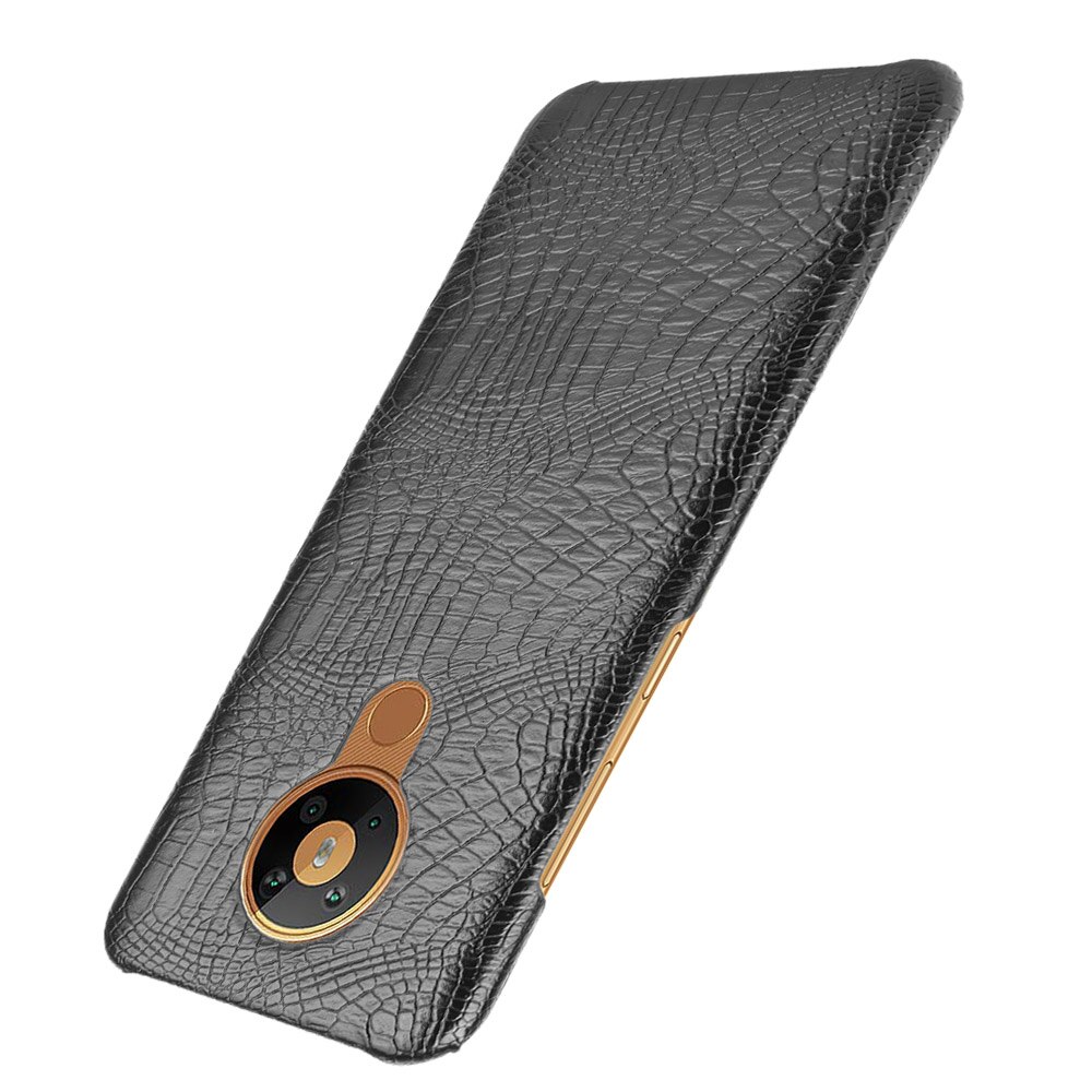 Pokrowiec na Nokia 5.3 Crocodiel tekstura PU skórzany pokrowiec z twardego plastiku pokrowiec na Nokia 5.3 TA-1234 TA-1223 TA-1227 TA-1229