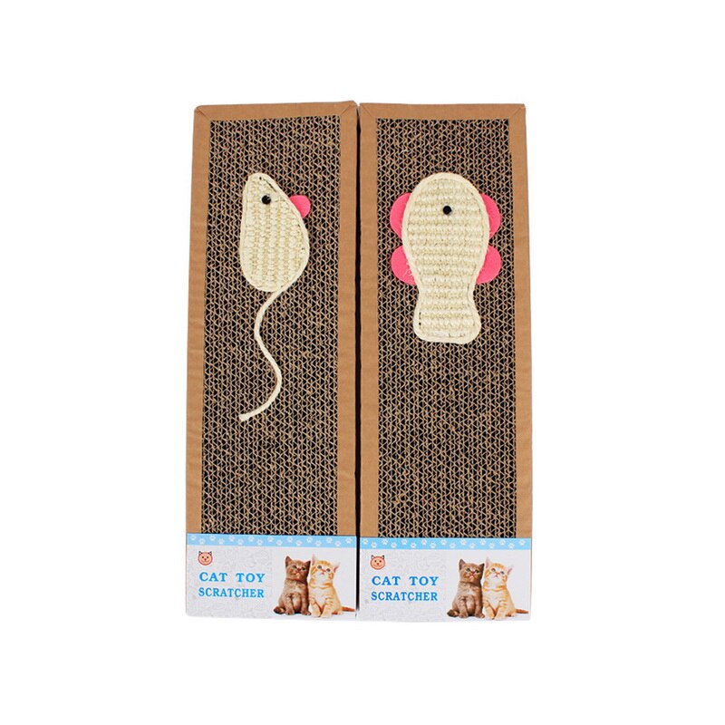 Furniture & Scratcher Cat Scratching Board Corrugated Paper Cardboard Scratch Pad Scratcher Bed Funny Kitten Playing Toys: C and 1pcs gift