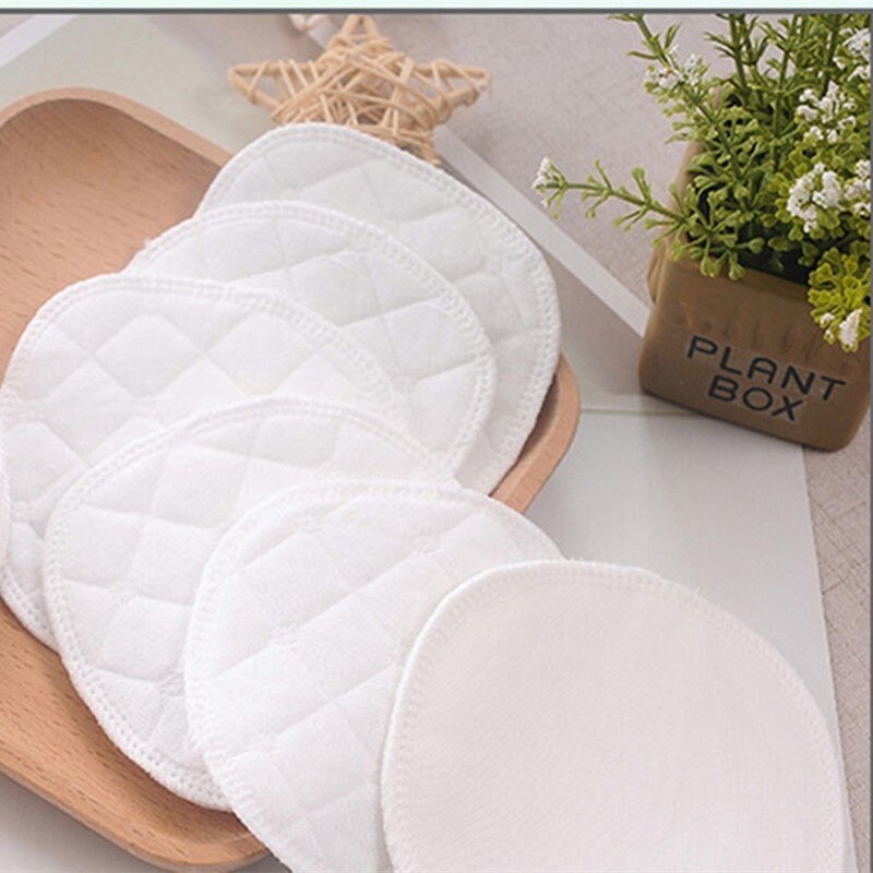 10 stücke Drei Schichten der Ökologischen Baumwolle Waschbar Stillen Pads Pflege Pads Baby Stillen Mutterschaft Mutter