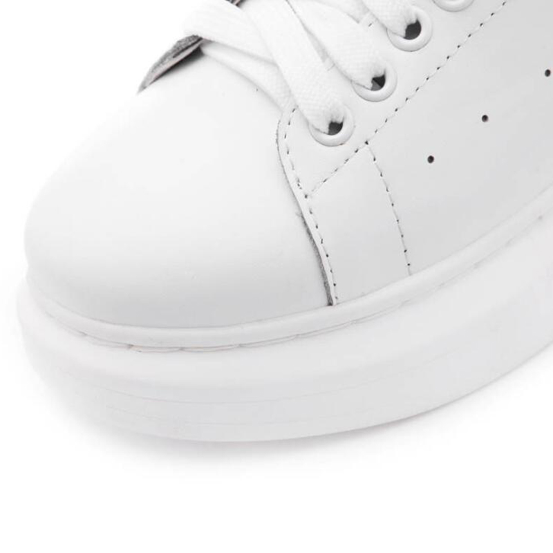 Novedad de primavera otoño , cómodos zapatos transpirables para mujer, zapatos planos de cuero suave de informal para mujer, zapatos blancos de k275