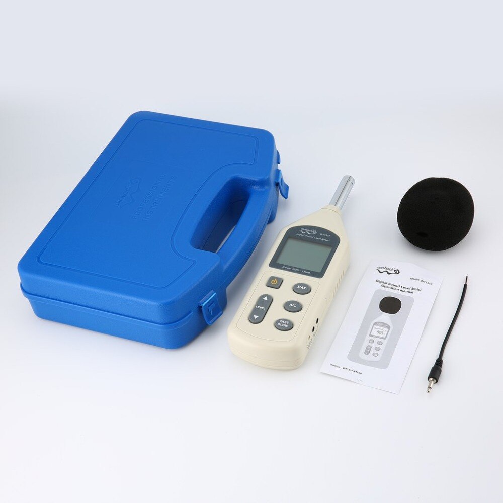 LCD Digital Sound Level Meter Noise Volume Measuri... – Grandado