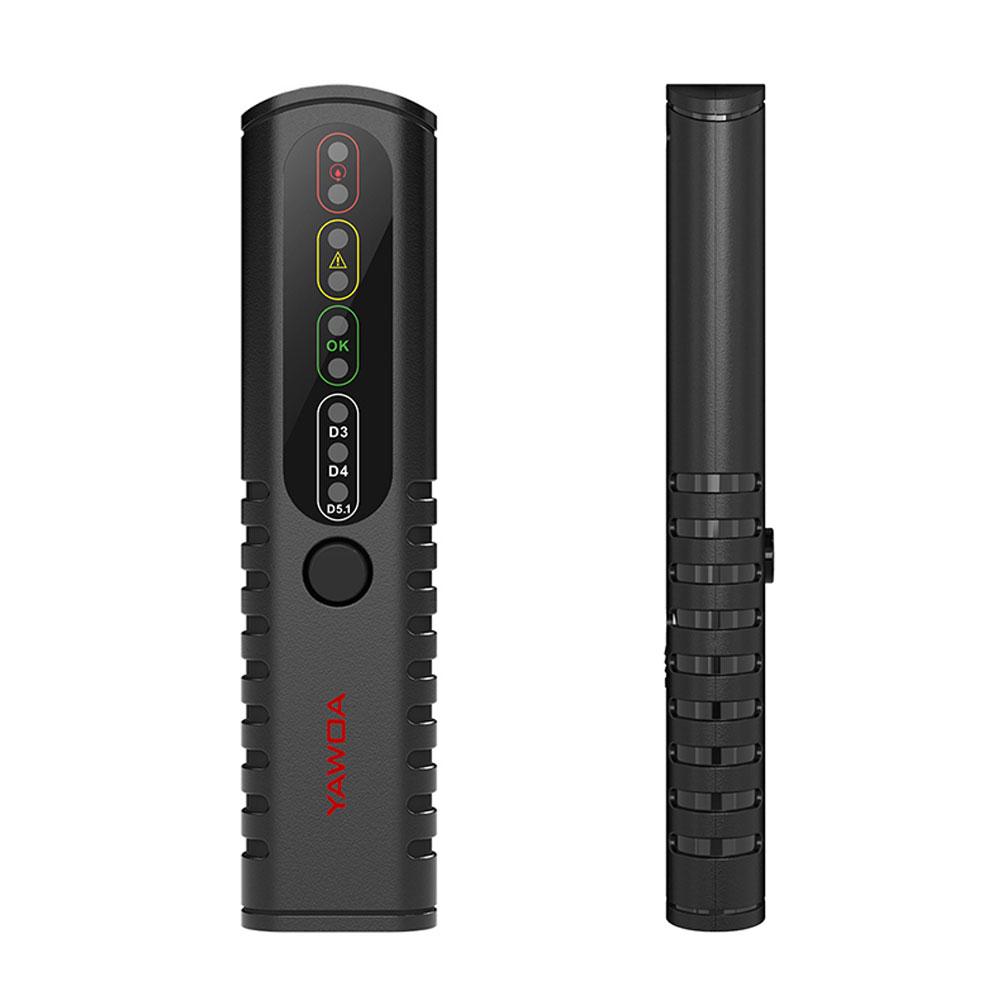 TESMEN TBF-300 Bremsflüssigkeitstester, 8,5 korrosionsbeständige Schwanenhals-Sonde, für DOT3/DOT4/DOT5.1, mit Licht, Datenhaltung & Hintergrundbeleuchtungsalarm – Blau