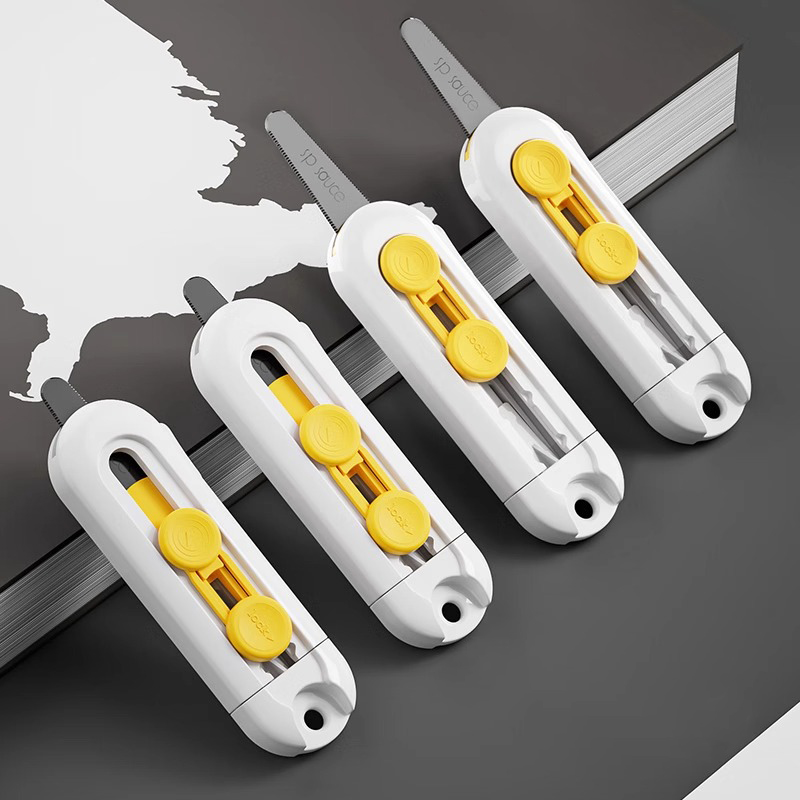 Magnetisch Creatief Schattig Kawaii Kunstmes Mini Draagbaar Mes Papiermes Kantoorbenodigdheden Snijbenodigdheden Unbox Tools