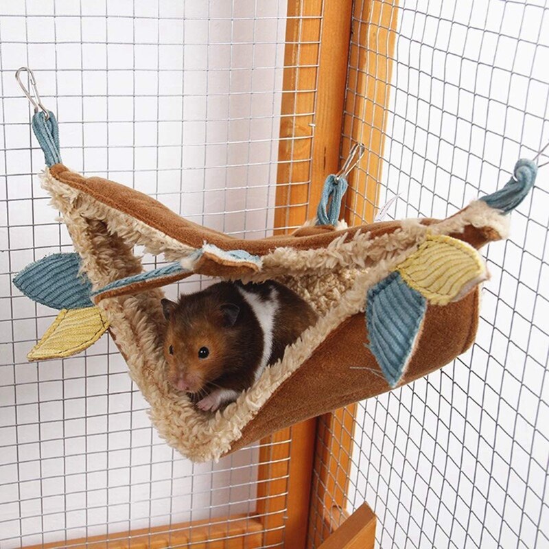 Hamaca para hámster, accesorios para saco de dormir, hamaca colgante para cama, bolsa de columpio para mascotas, planeador de azúcar, conejillo de indias, Animal pequeño