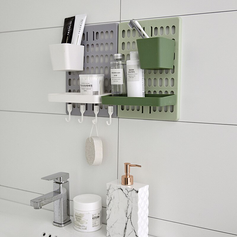 Étagère de cuisine multicouche, support de rangement mural au sol, organisateur de rangement de finition sans Perforation