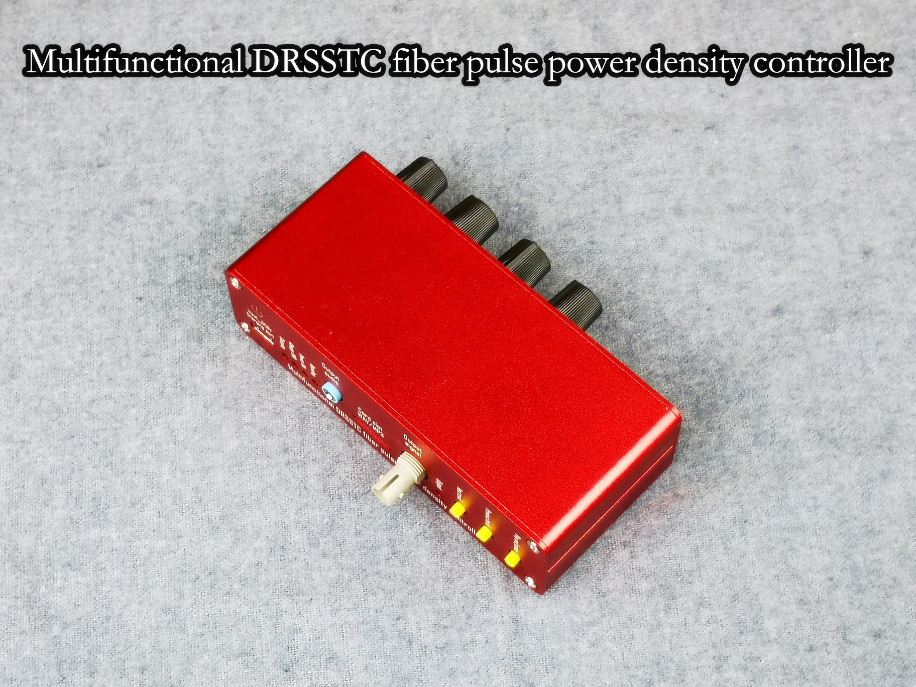 Tesla coil arc extinguishing DRSSTC dedicated fiber optic controller multi-function finished music control box version 2.0