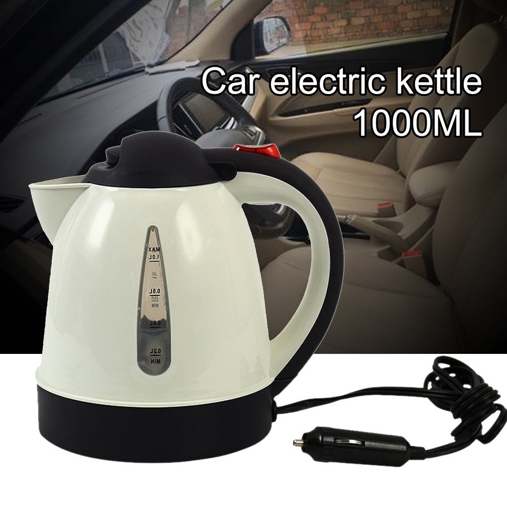 1000Ml Ketel Auto Draagbare Boiler Auto Reizen Voor De Cafe 304 Rvs Grote Capaciteit