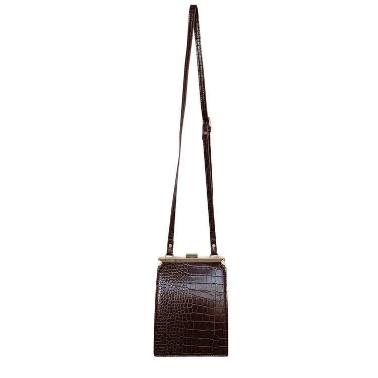 Vinatge Alligator Clip Shell Vrouwen Schoudertassen Messenger Bag Luxe Pu Lederen Crossbody Bag Vrouwelijke Kleine Portemonnees