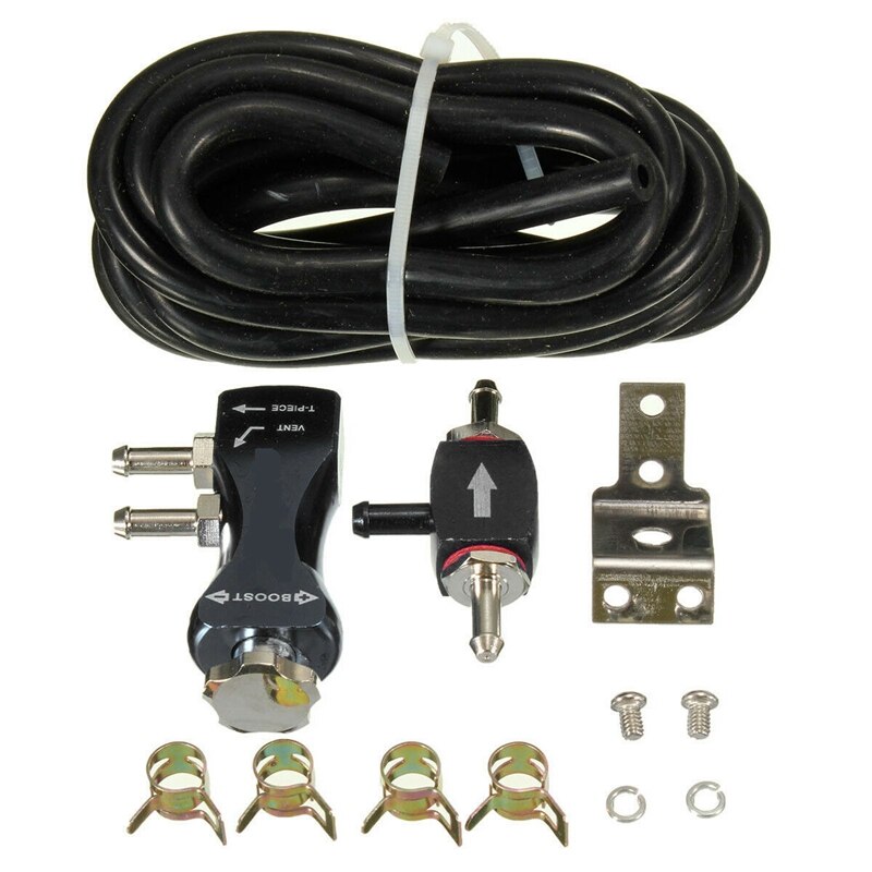 Set Adjustable Manual Car Turbo In-Cabin Boost Bleed Valve Control Booster Kit: Default Title