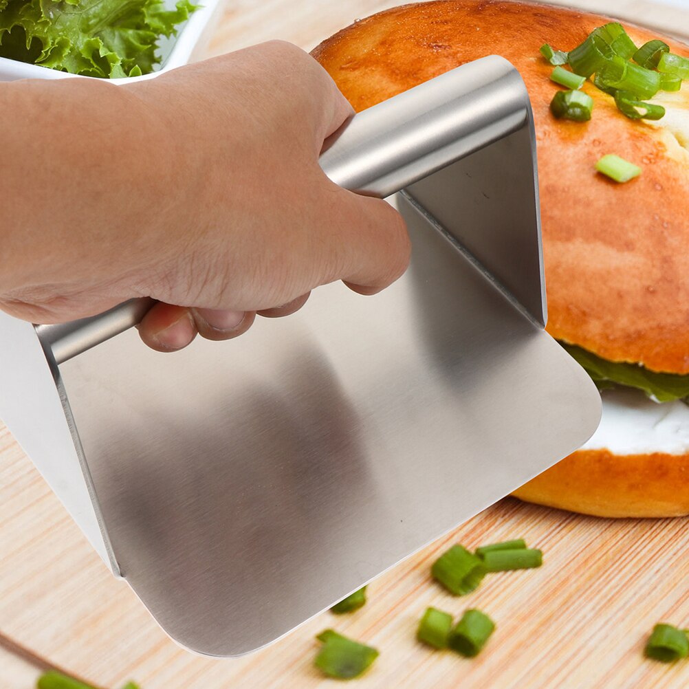 1pc Burger Patty Maker Steak Press Stainless Steel Smash Burger Presser