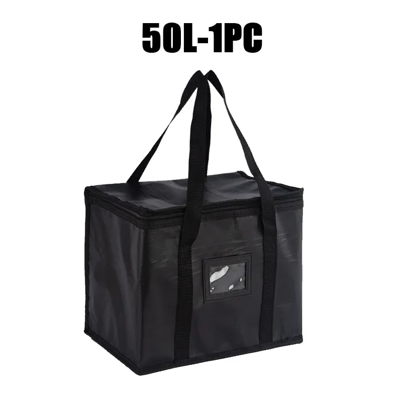 70L Extra Large Travel Lunch Bag Camping Cooler Box Picnic Bag Drink Ice Insulated Cooler Cool Bag Food Drink Storage: Red