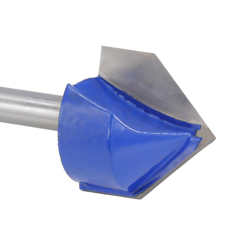 Hampton 1pc 90 Degree V Groove Router Bit 8mm Shank Carbide CNC Router Bit For Wood Double Edge Engraving Bit 3D Milling Cutter