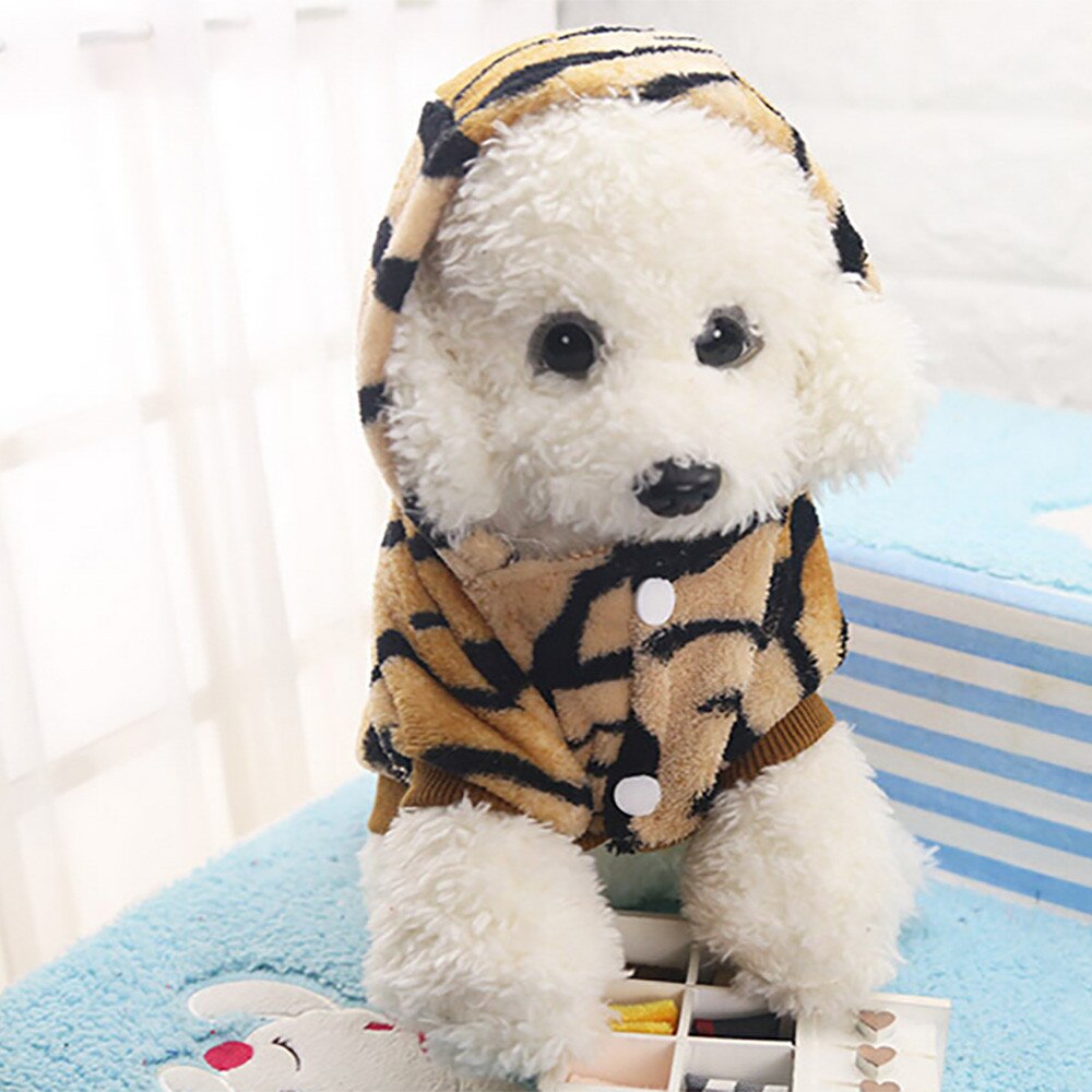 Ropa para perros/gatos mascota lindo Tigre transfiguración abrigo vestido para perros abrigo chaqueta algodón Ropa Perro cachorro Bulldog Francés