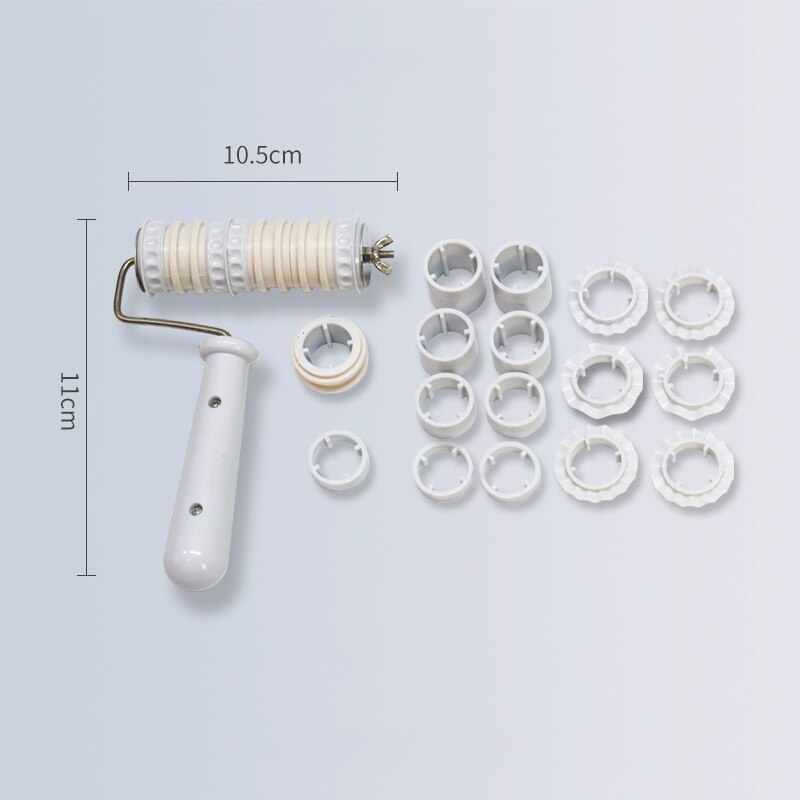 Pottery Clay Plastic Embossing Stick Roller Tools Texture Printing Blank Roller DIY Mud Forming Embossing Tools Multi-Piece Set