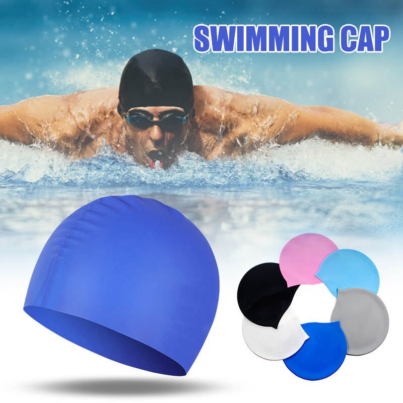Volwassenen Badmutsen Mannen Vrouwen Lang Haar Waterdicht Zwemmen Zwembadmuts Oorbescherming Grote Natacion Siliconen Duikhoed kopen vanaf een prijs van 4.93