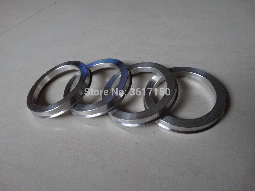 64,1x74,1 Conjunto de 4 anillos de cubo de rueda 64,1 ID 74,1 OD anillos centrados del plástico de policarbonato o aleación de aluminio