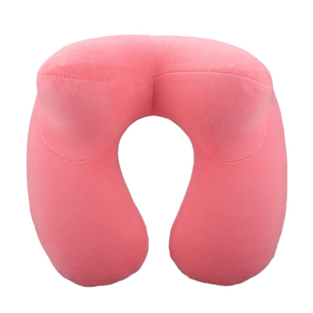 Memory Foam Reiskussen Hals Ondersteuning Kussen Voor Trein Vliegtuig Auto Bus Camping Slapen Rest U Vormige Kussen Handgemaakte: Inflated A
