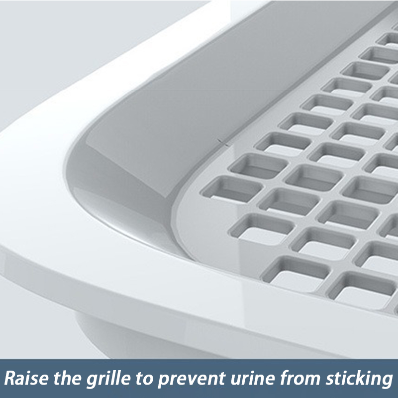 Large Indoor Dog Toilet High Walls Pet Potty Training Dog Urinal Toilet Anti Stepping Puppy Litter Box with Grid Pets Supplies