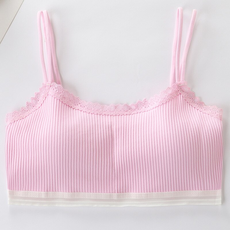Teenage Girls Training Bras Young Girl Bra Lace Teenage Underwear For Kids Summer Teens Puberty Clothing Children Vest Brassie