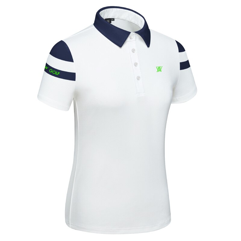 Polo de golf de manga corta para mujer, ropa deportiva transpirable de secado rápido, polo de , novedad de: Marfíl / XXL