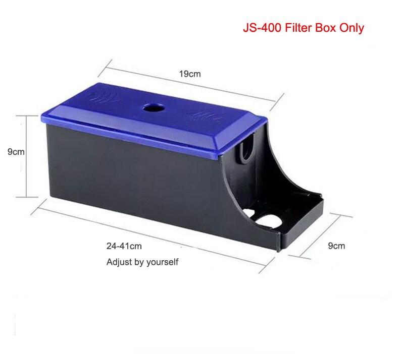 Sunsun 110-240V JS 400/600 Aquarium Upper Filter Ultra-quiet Submersible Pump Fish Tank Circulation Pump External Filter Box: JS400 Box Only