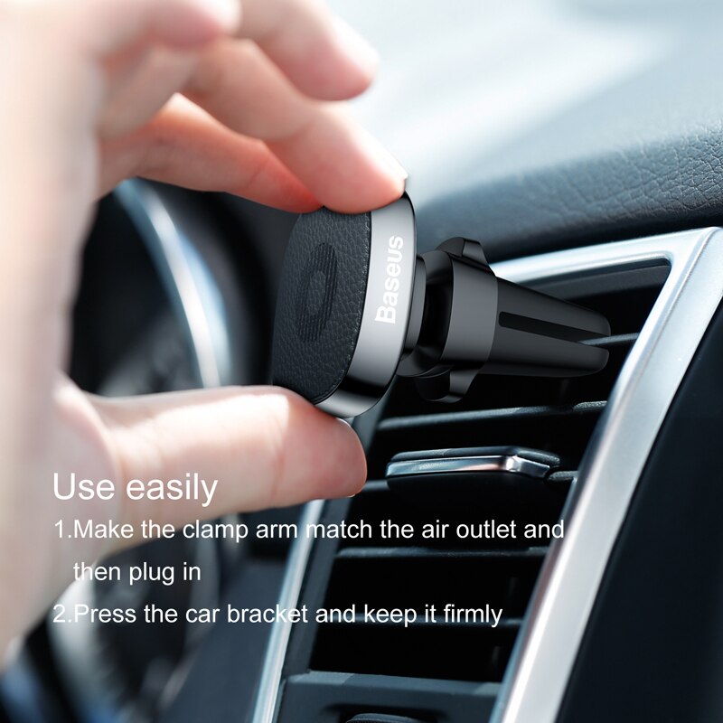 Baseus bil telefonholder magnetisk smartphone stativ til iphone x xs max redmi samsung auto mount support