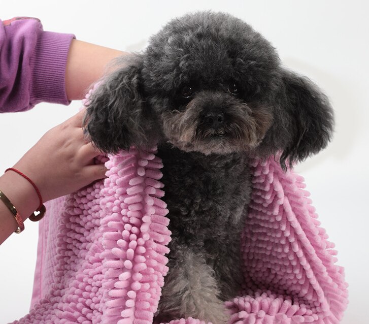 Pet Towel - Quick Water Absorption - Polyester - Dog Grooming Supplies