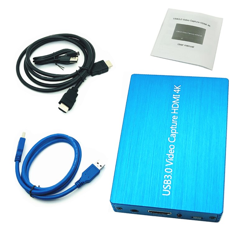 Scheda di Acquisizione Video HDMI a USB 3.0 4K - Registratore HD 1080P 60fps - Dongle per Hardware Computer