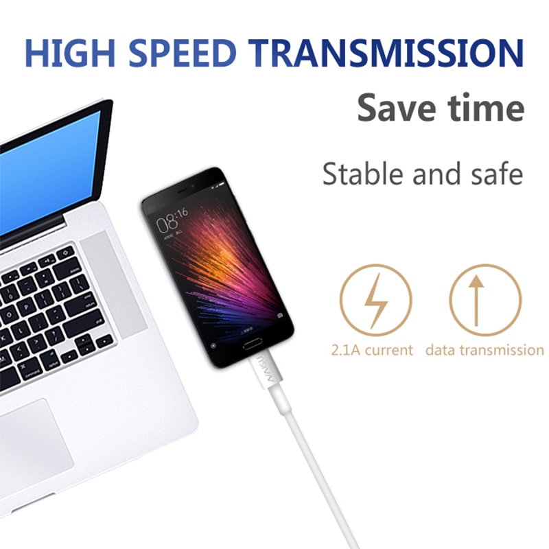 NAISU – câble de données 0.5/1/1 M 2,1a USB type-c pour recharge rapide, cordon de chargeur pour téléphone Huawei, Samsung, LG, Xiaomi, Poco x3, Oppo