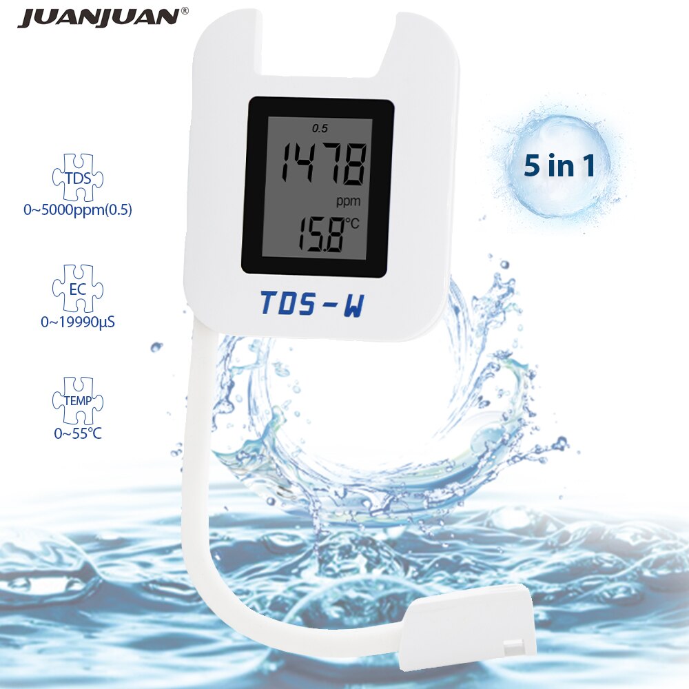 HM TDS tester EC TEMP meter TDS-W Digital Water Monitor EC Meter TDS instrument for Pools Drinking Water Aquariums