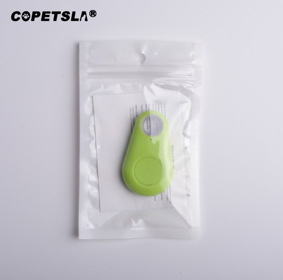 Copetsla 1 sztuk Pet inteligentny lokalizator Bluetooth pies GPS kamera lokalizator pies przenośny Alarm Tracker dla brelok etui wisiorek: Green A with battery