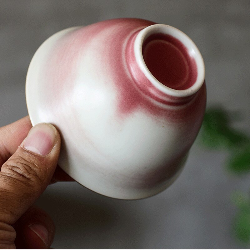 Retro Coarse Pottery Kiln Gaiwan Hand Made Ceramic Tea Bowl Tureen Drinkware Decorations Home Decor Tea Ceremony
