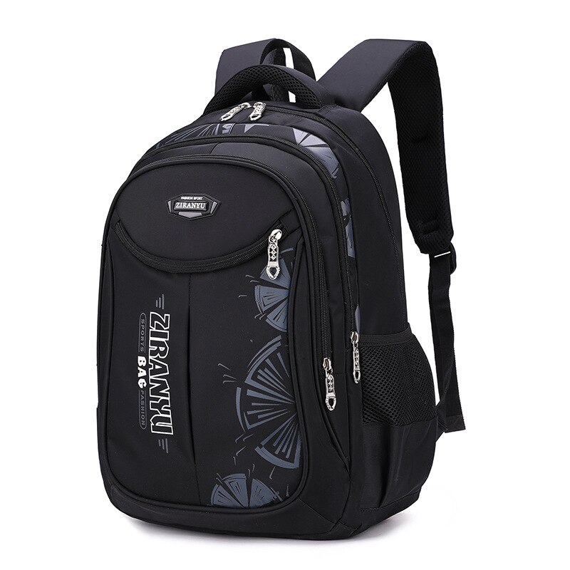 Sacs d'école imperméables pour enfants, pour garçons et filles, sac à dos d'école primaire, cartable pour livres,: black