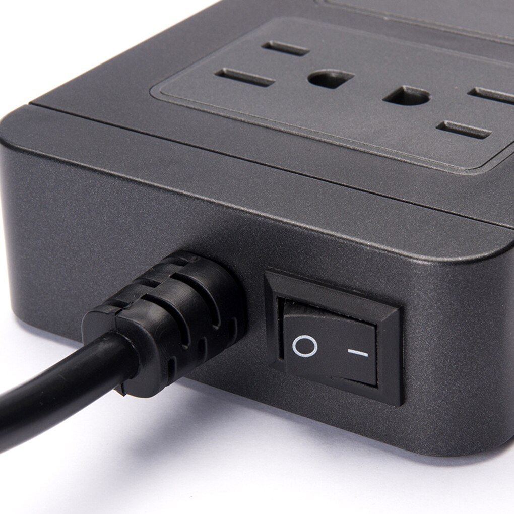 Us Plug Power Strip Socket Adapter Smart 4 Outlet 4 Usb-poort Surge Protector Charger Cord Opladen Station 110-250V