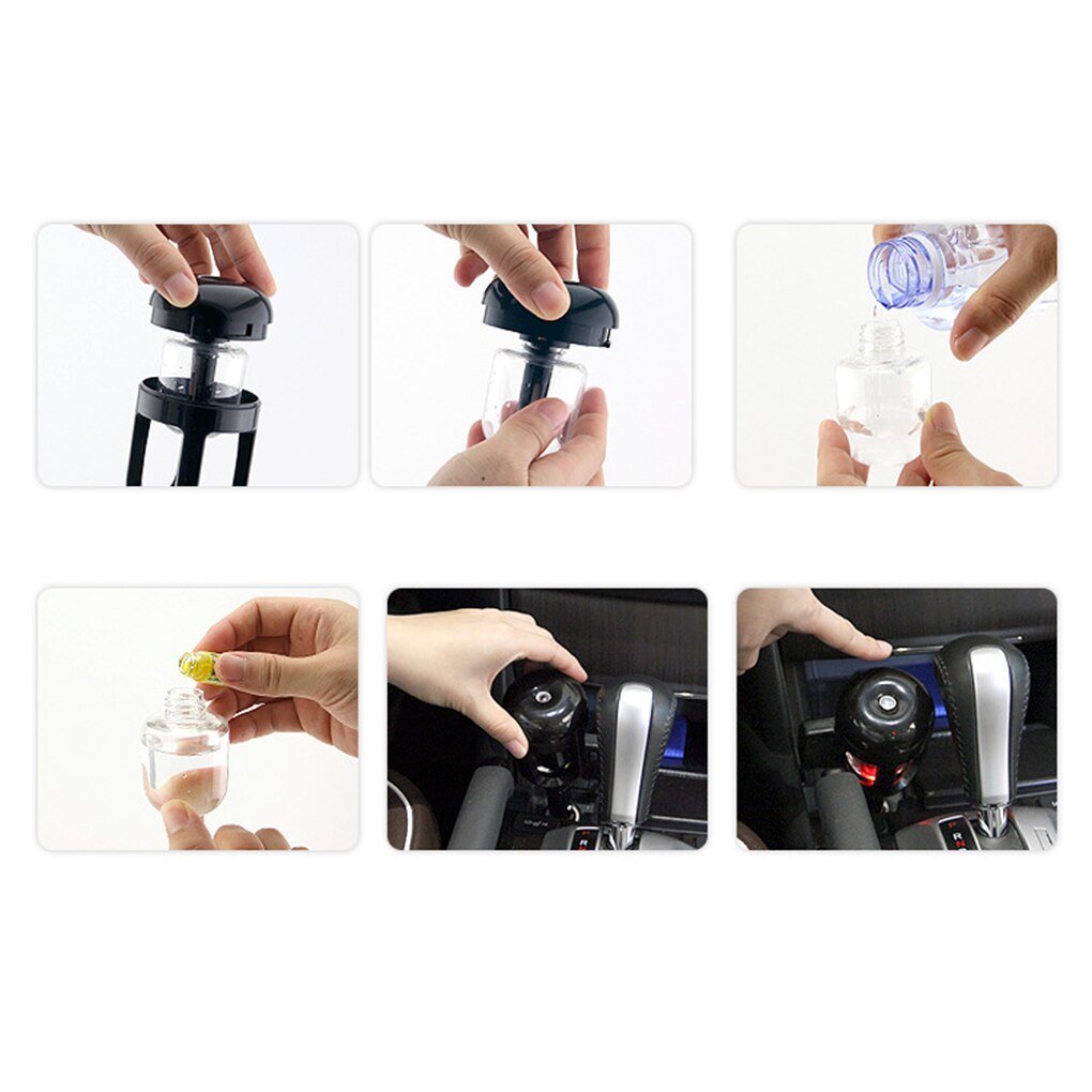 180 graden rotatie auto luchtbevochtiger luchtreiniger aroma diffuser luchtverfrisser luchtreiniger aromatherapie mistmaker