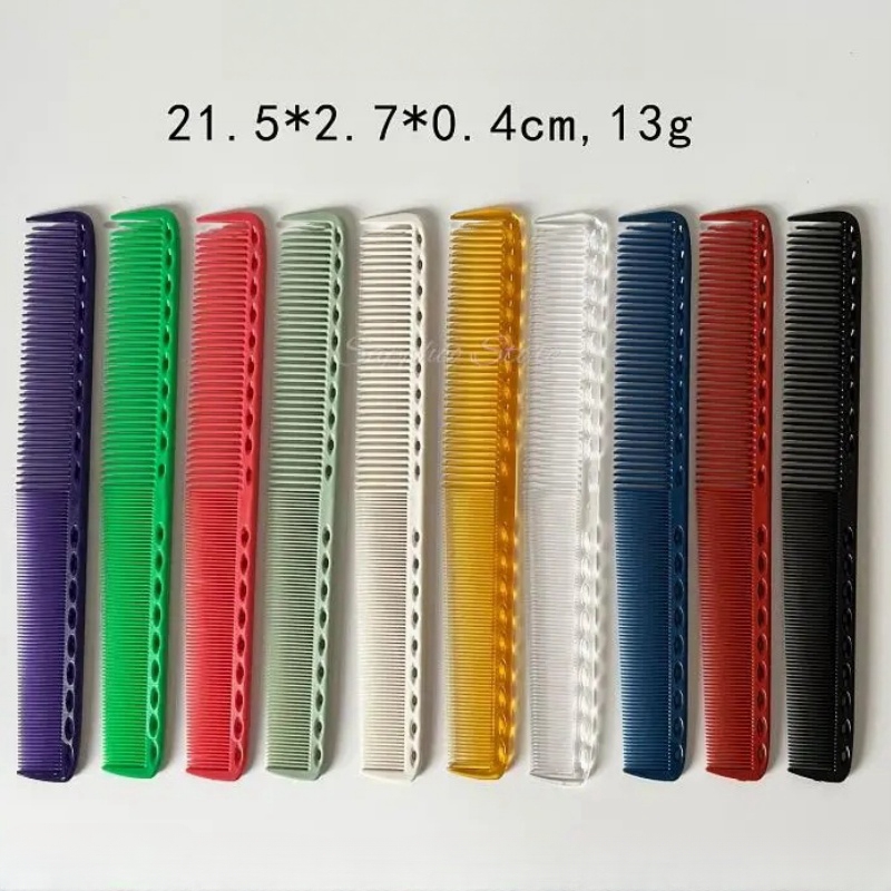 Peine de corte de pelo japonés de doble cara, herramientas antiestáticas multifuncionales de resina para barbería, 21,5 cm