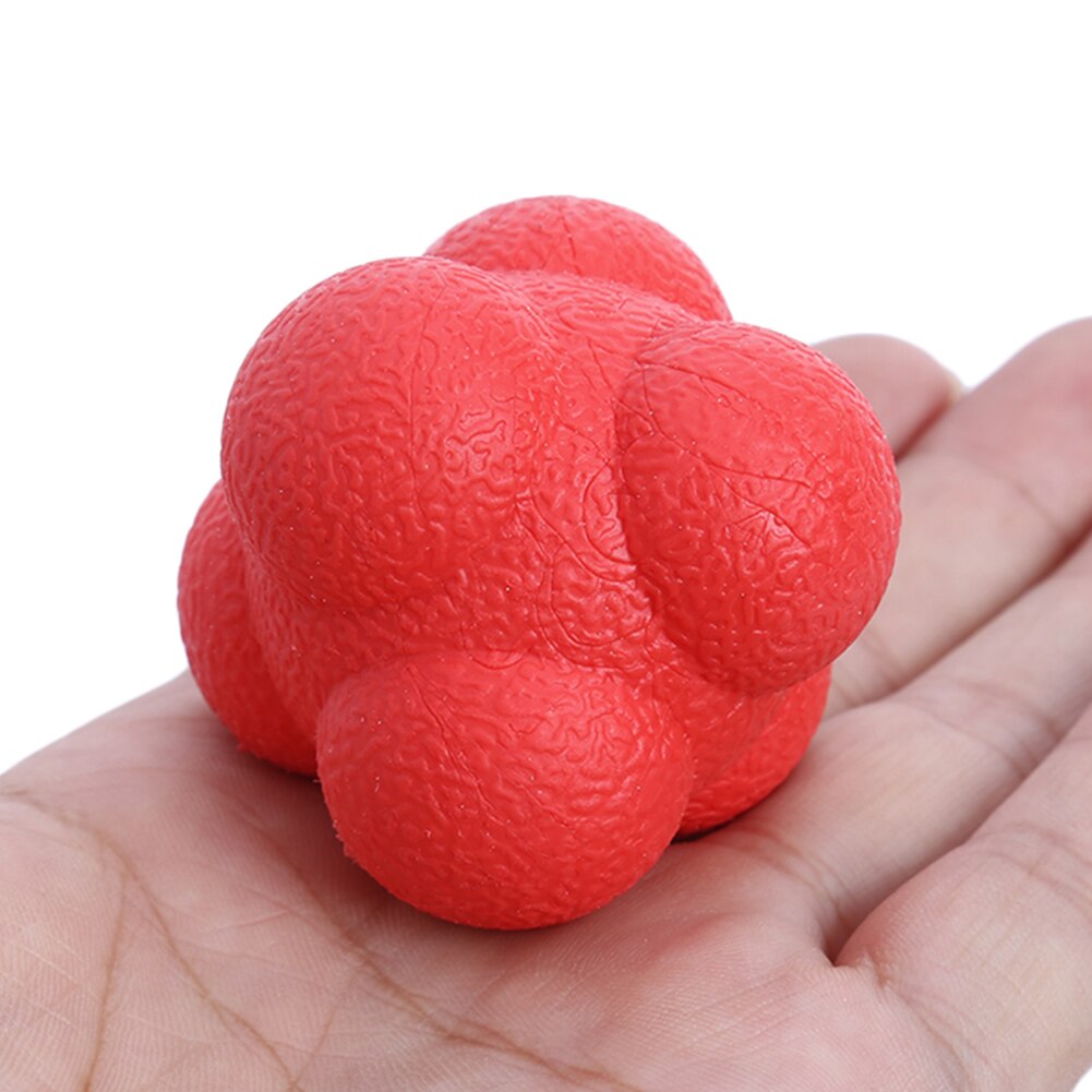 Hexagonal Reaction Training Ball Fun High Level Sports Exercise Fitness Yoga Ball Direction/Speed Changing Bouncing Ball