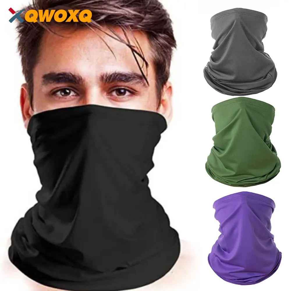 Foulards de randonnée cache-cou masque facial hommes femmes sans couture Bandana Rave visage couverture écharpe masque cagoule bandeau tête enveloppement chapeaux