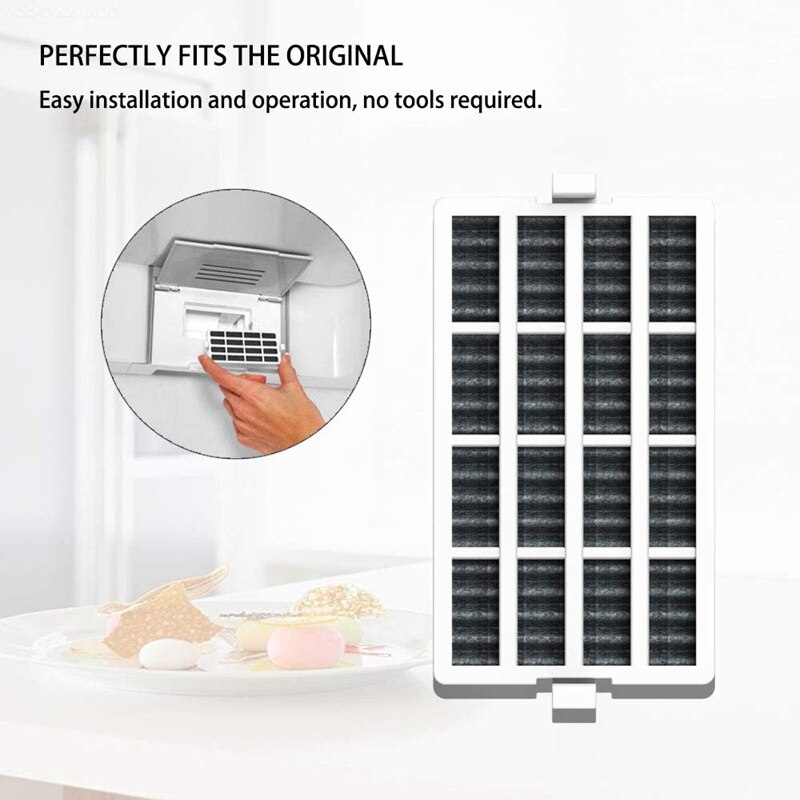 5 pacote frigorífico filtro de ar para whirlpool w10311524 air1, 2319308, w10335147, w10315189 substituição de fluxo fresco