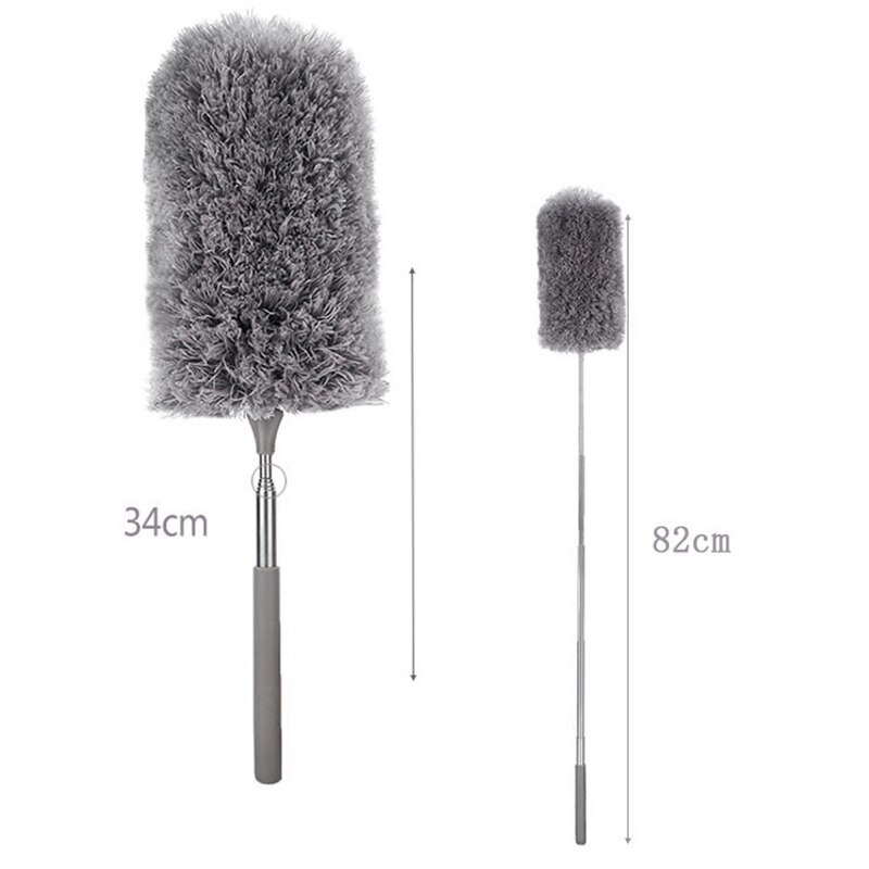 Microfiber Dusting Retractable Household Cleaner Feather Duster Car er From the Dust Brush