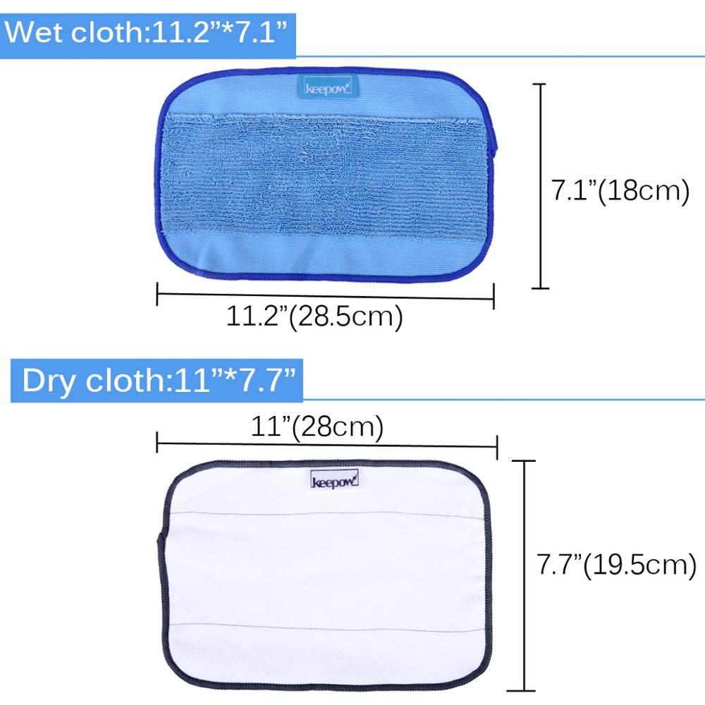 Vervangend Voor Irobot Braava 320 380 381 380T 390 390T Mint 4200 4205 5200 5200C Microfiber Nat/droog Dweeping Dweilen Mop Doeken