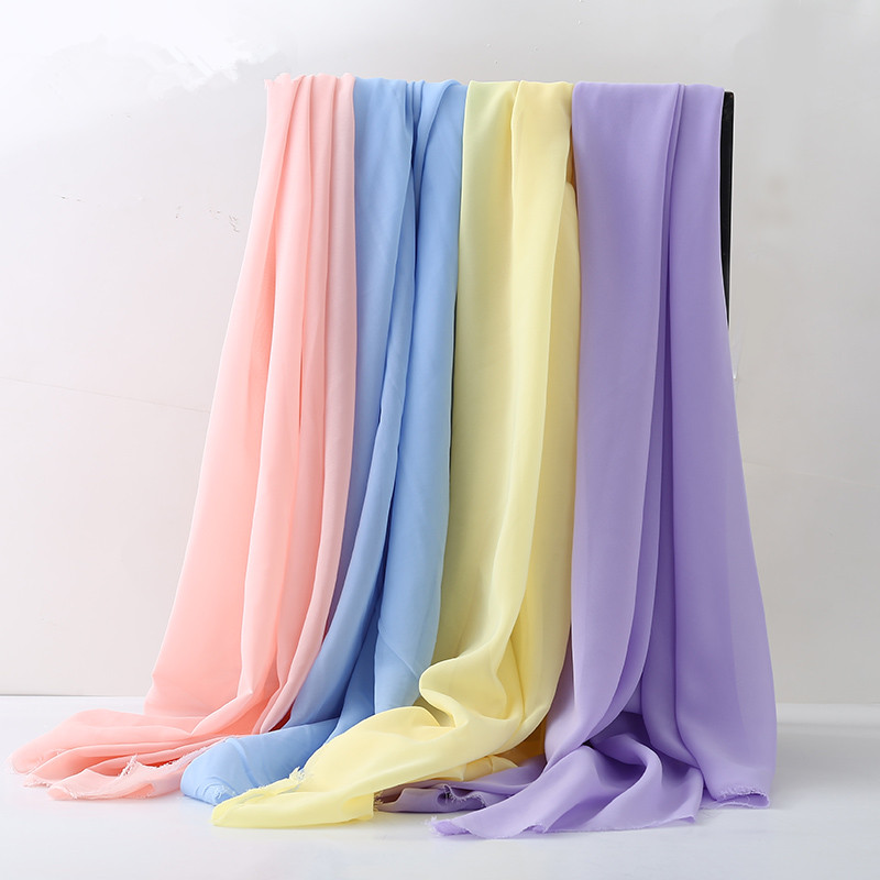 150cm*100cm chiffong tyg skir brud brudklänning foder tyg kjol fest dekoratör georgette tyll klänning material